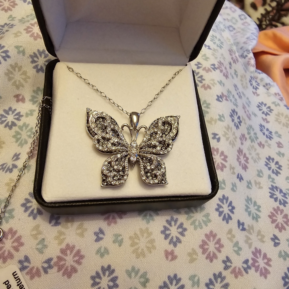 Silver Butterfly necklace
